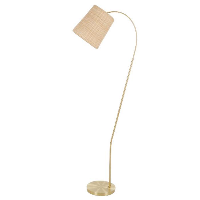 gold floor task lamp