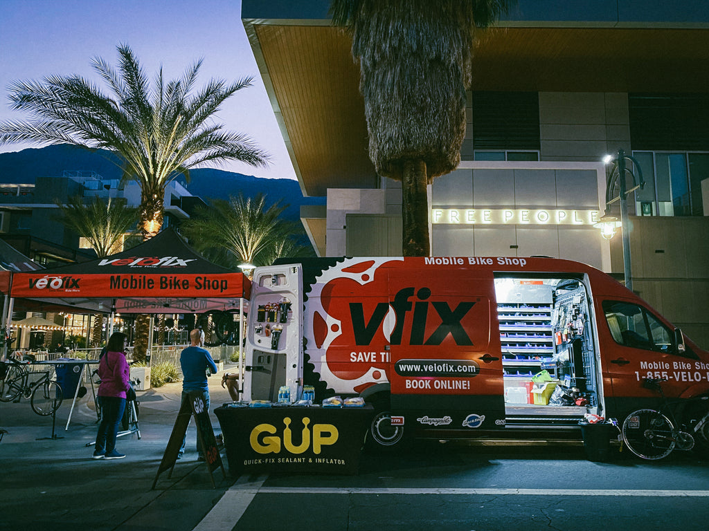 Velofix van at Tour de Palm Springs