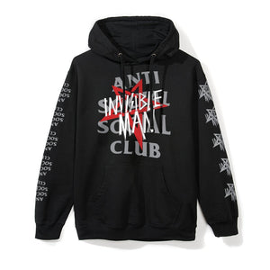 anti social social club invisible man hoodie