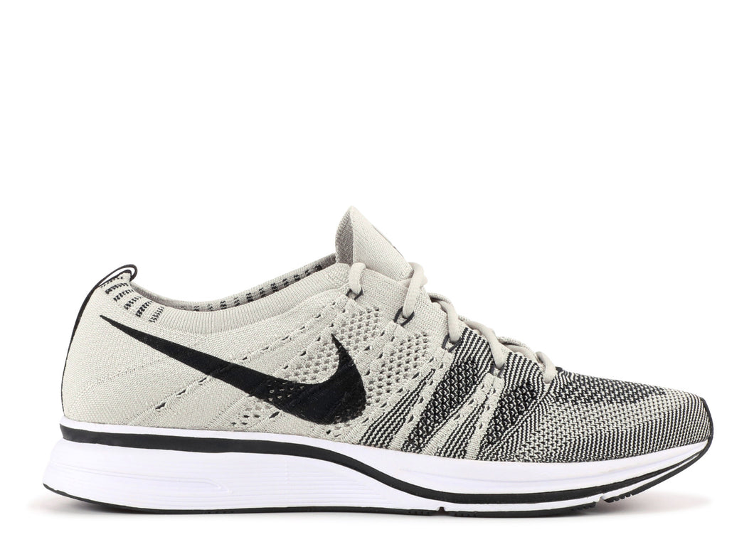 pale grey flyknit trainer