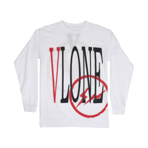 white red vlone shirt