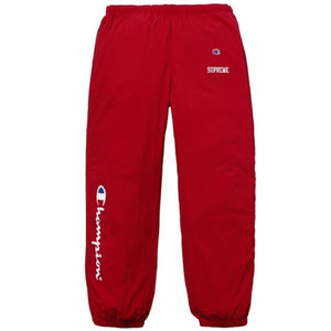 champion joggers red