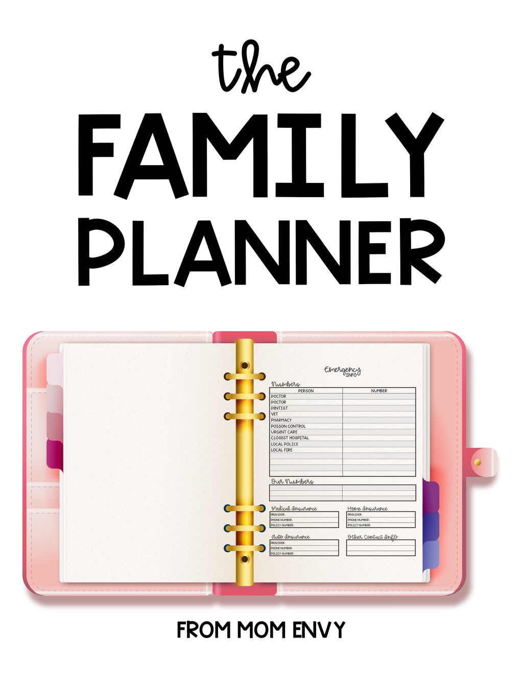 create your own planner using planner printables mom envy