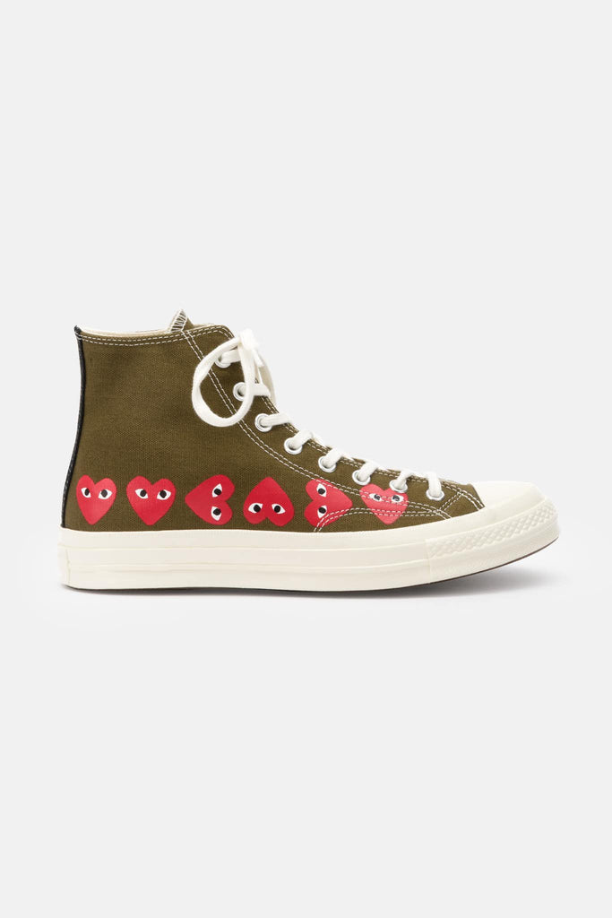 converse cdg femme argent