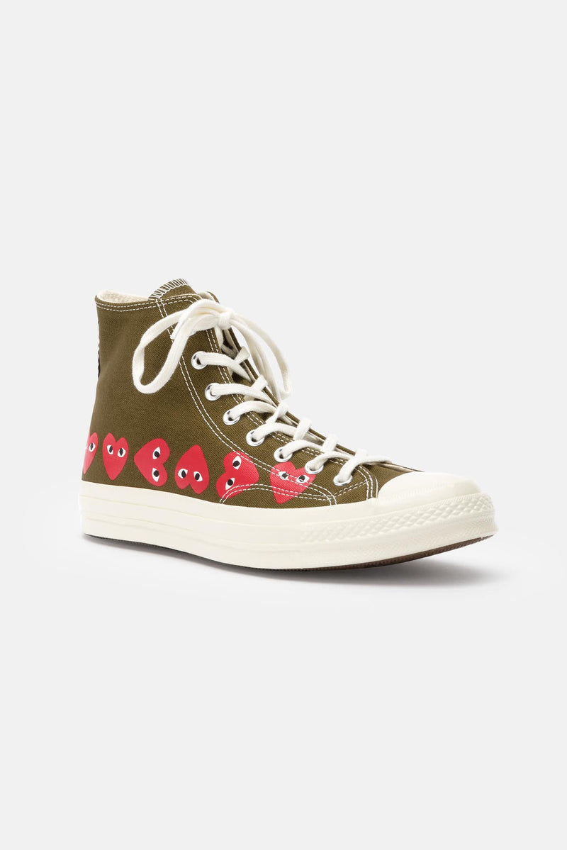 converse comme des garçons femme argent