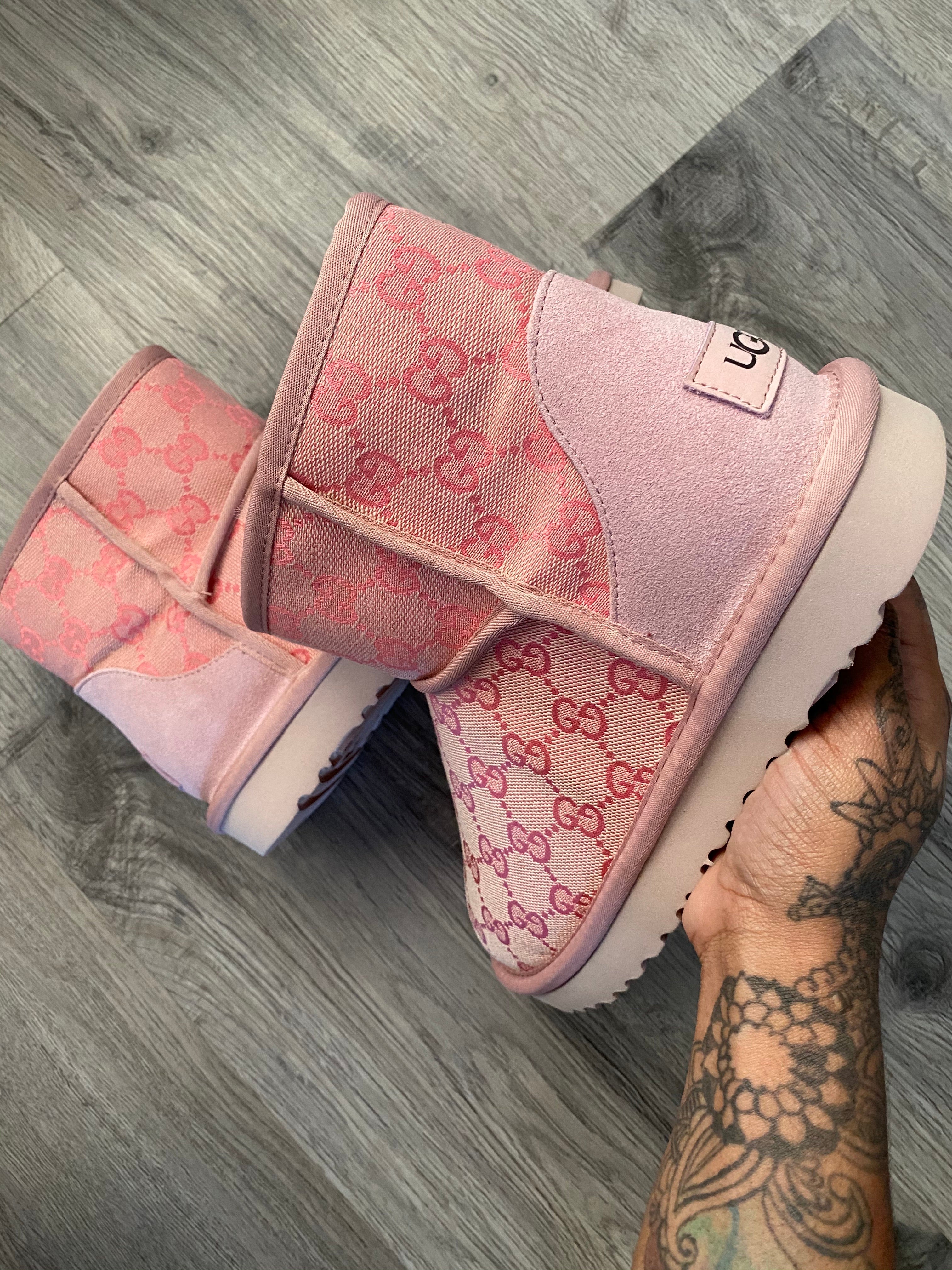 gucci uggs pink