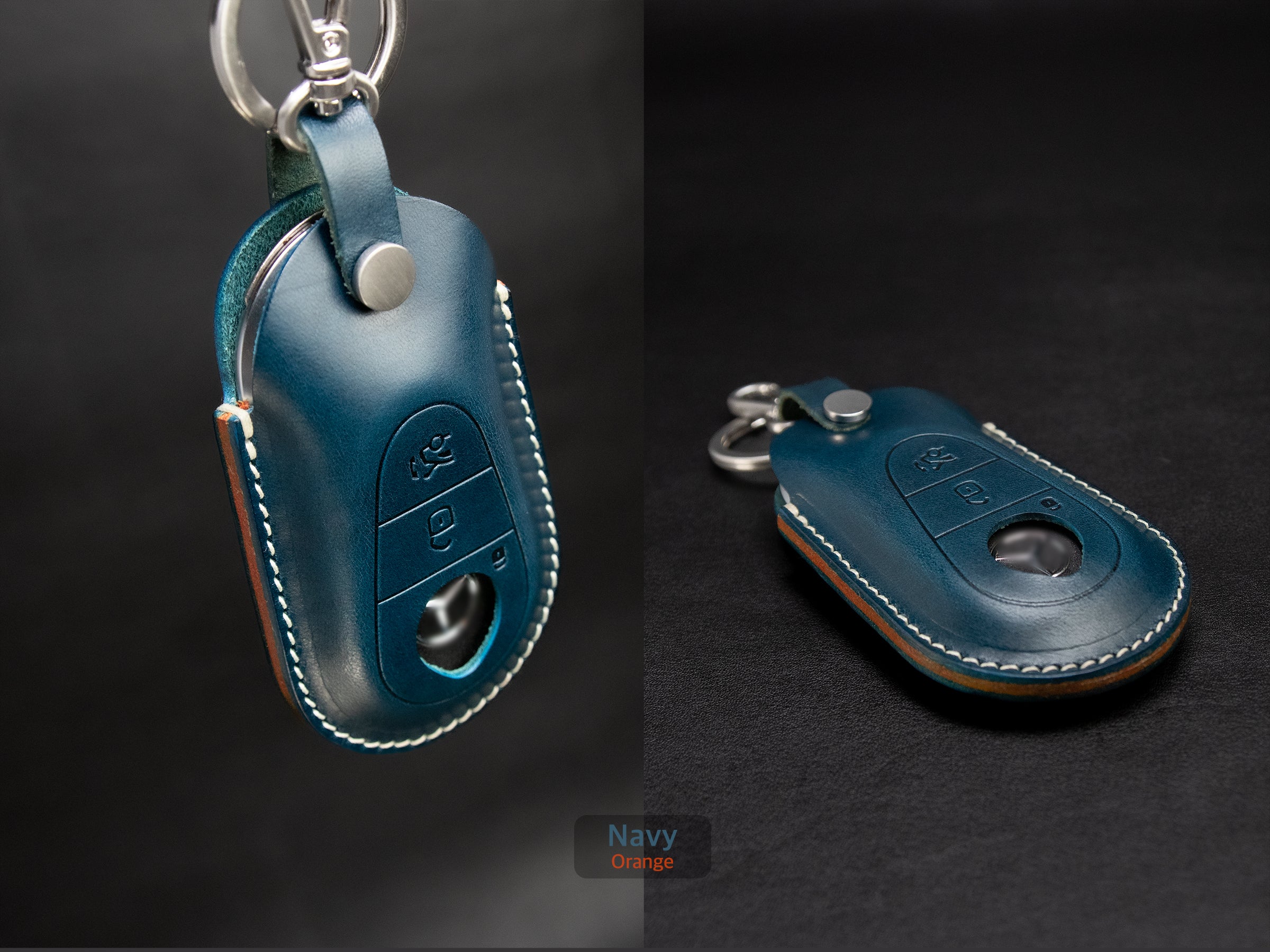 Leather Key Fob Cover for Mercedes-Benz - Rambling Merchant