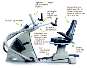 CPO) NuStep T5XRW Recumbent Cross 