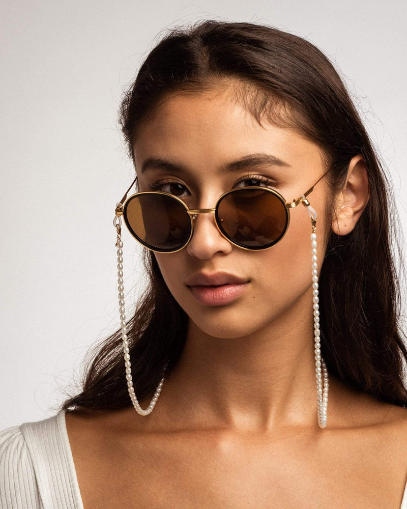 Champagne Sunglass Chain – BRUNA The Label