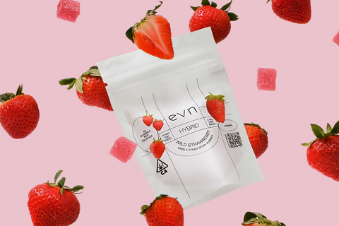 live resin strawberry gummies floating