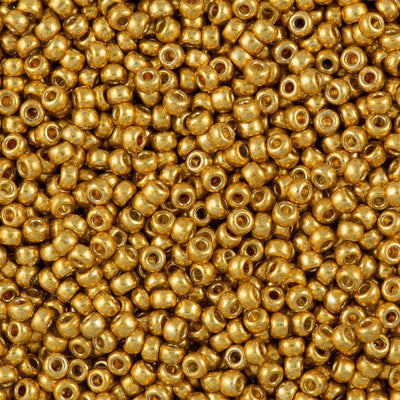 Miyuki Seed Beads 6/0  Duracoat Galvanized Gold, 4202-NEW!!! £3.5