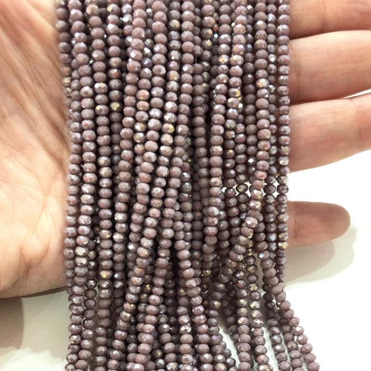 crystal rondelle beads