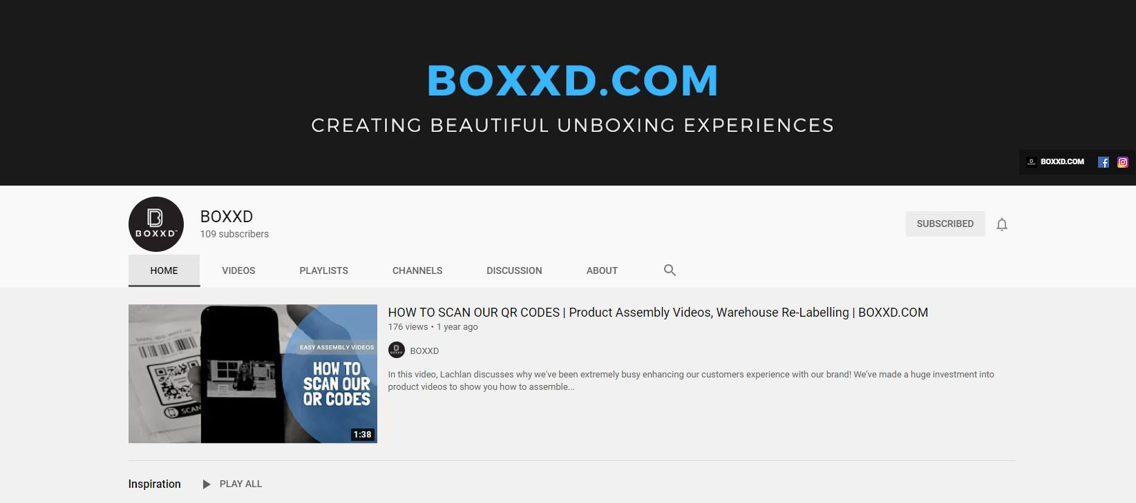 BOXXD Youtube Channel