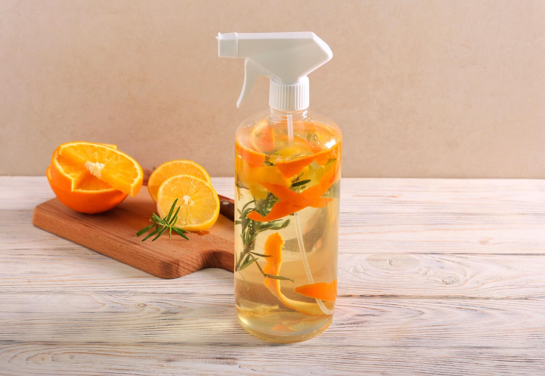 DIY Citrus Peel Cleaning Spray