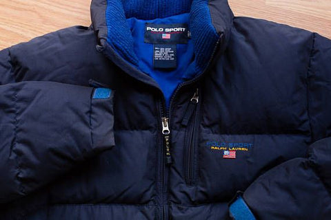 ralph lauren puffer jacket vintage