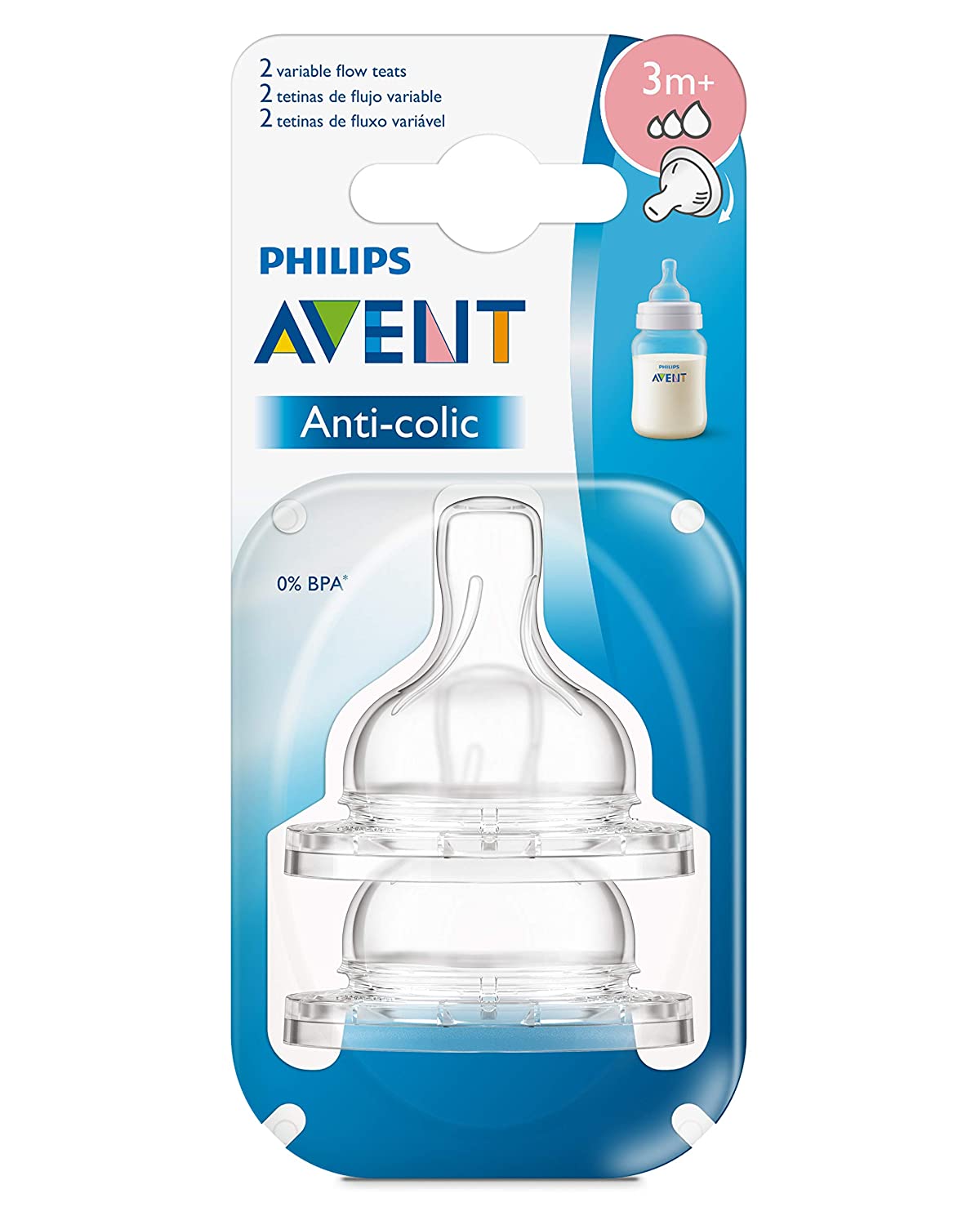 avent natural teat variable flow