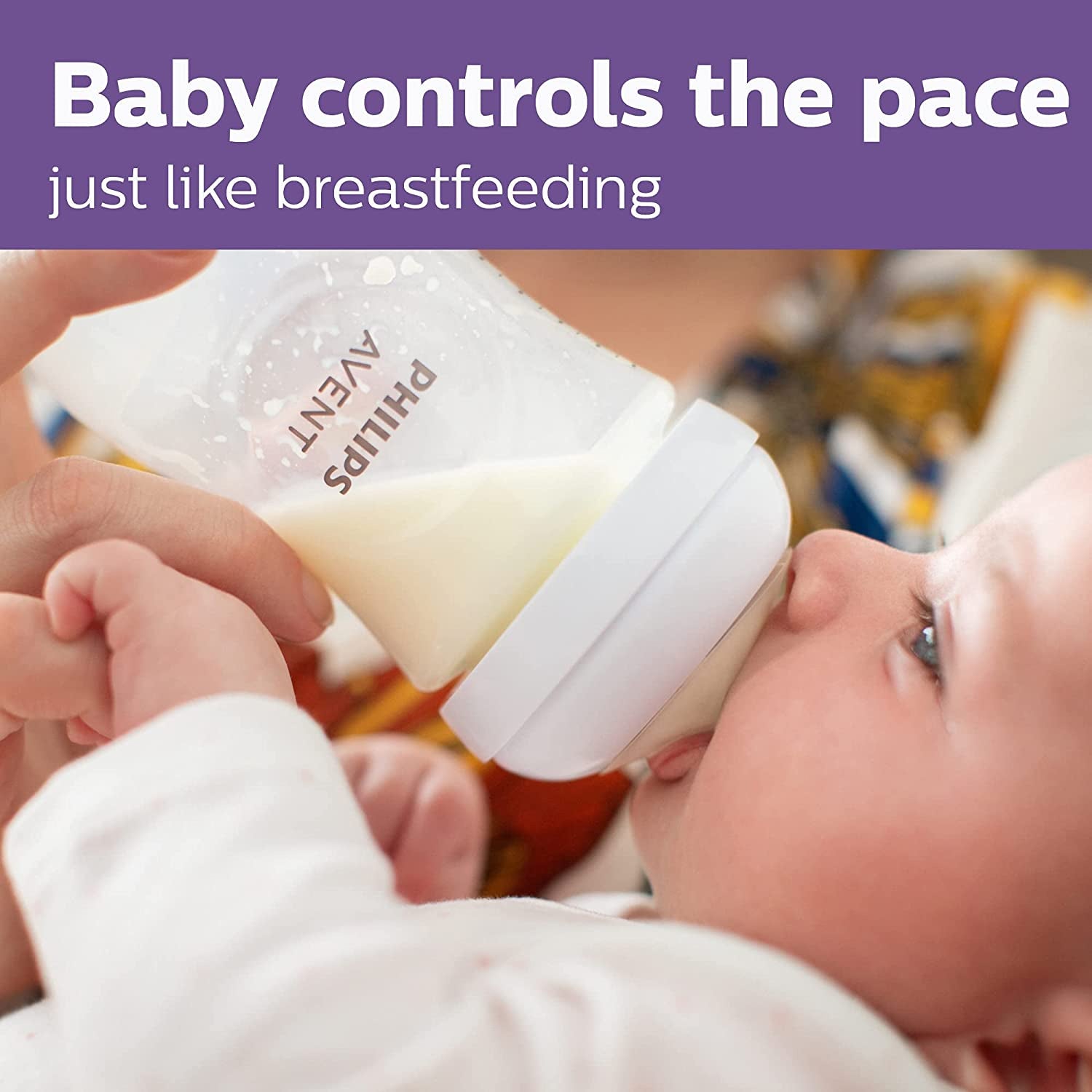 Verder Allergisch het doel Philips Avent Natural Baby Bottle with Natural Response Nipple, Clear, –  S&D Kids