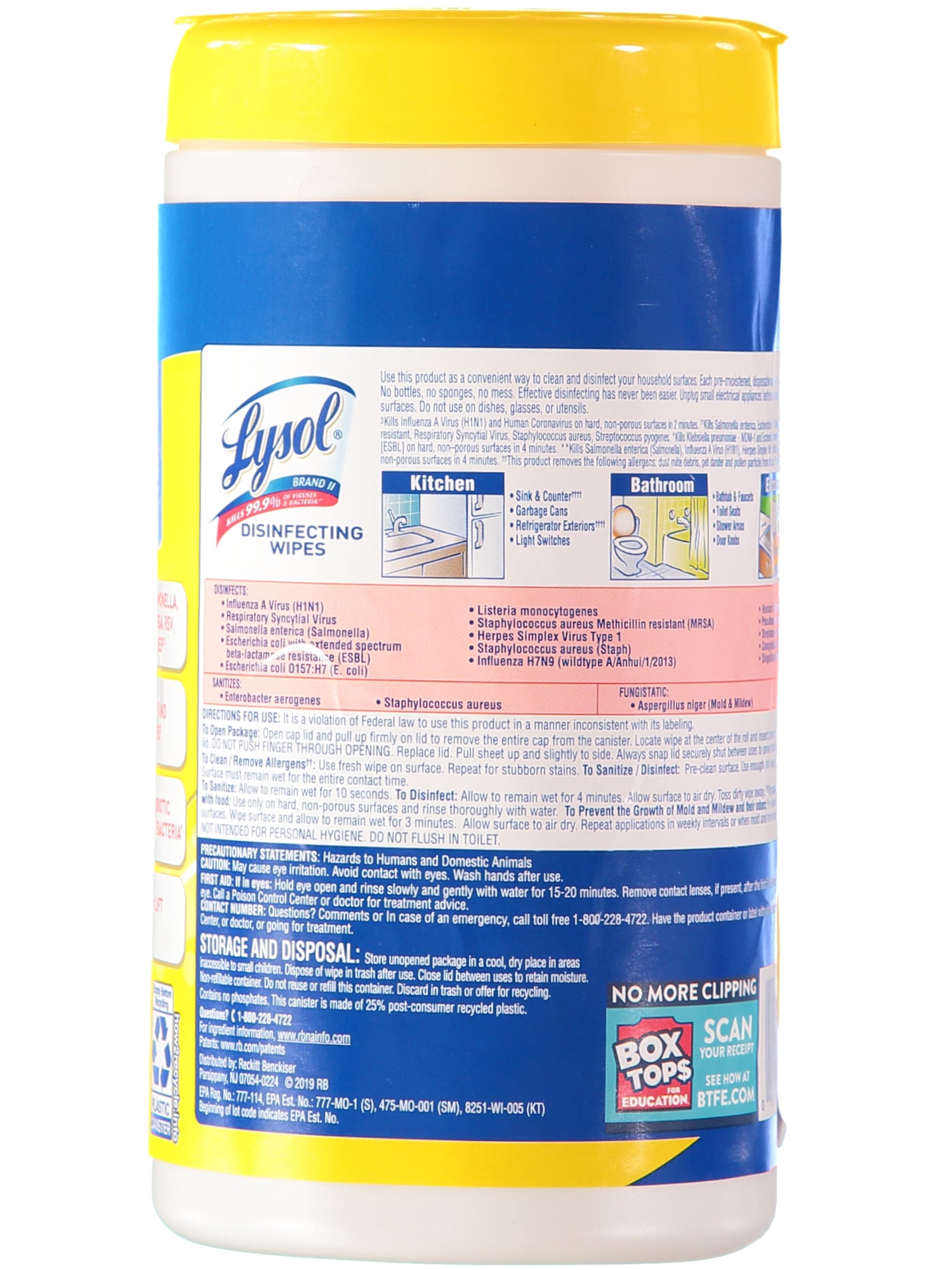 Lysol Disinfecting Wipes 80 Count Lemon Lime Blossom Scent 2 Pack S