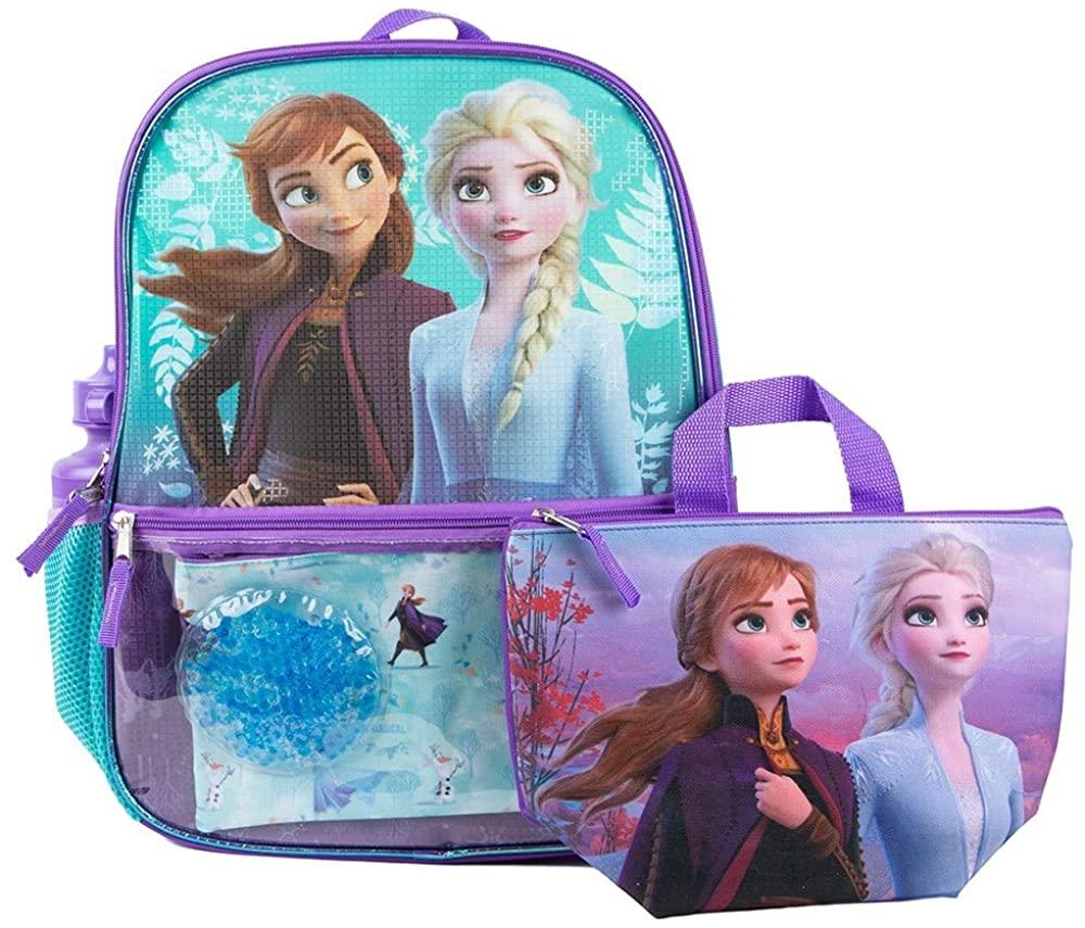 hel erwt delen Disney Frozen 5-Piece Backpack Lunchbox Set – S&D Kids