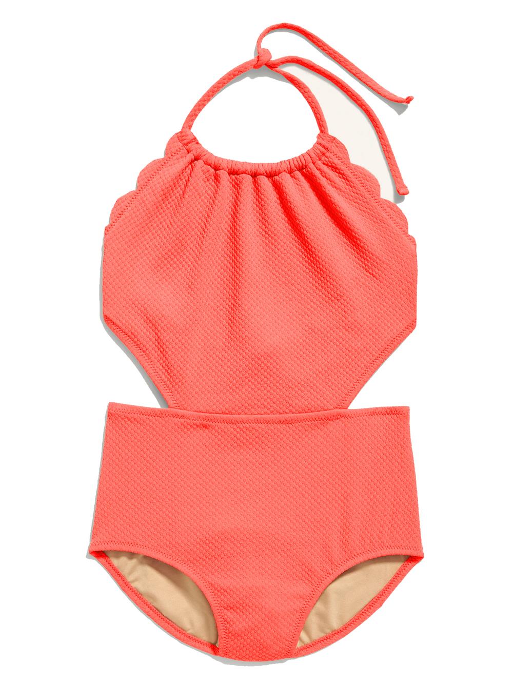 old navy scallop trim tankini