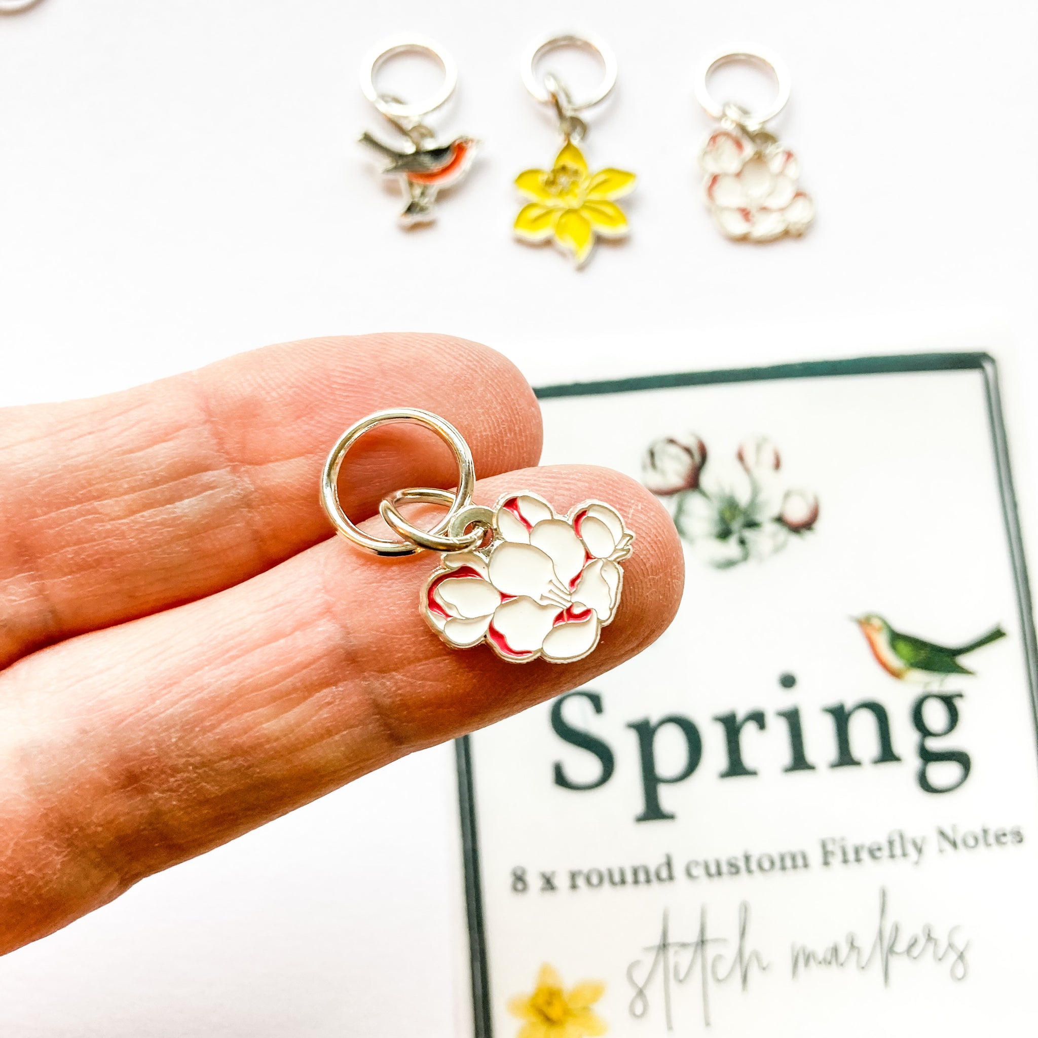 Small Flower Stitch Markers — The Nifty Knitter