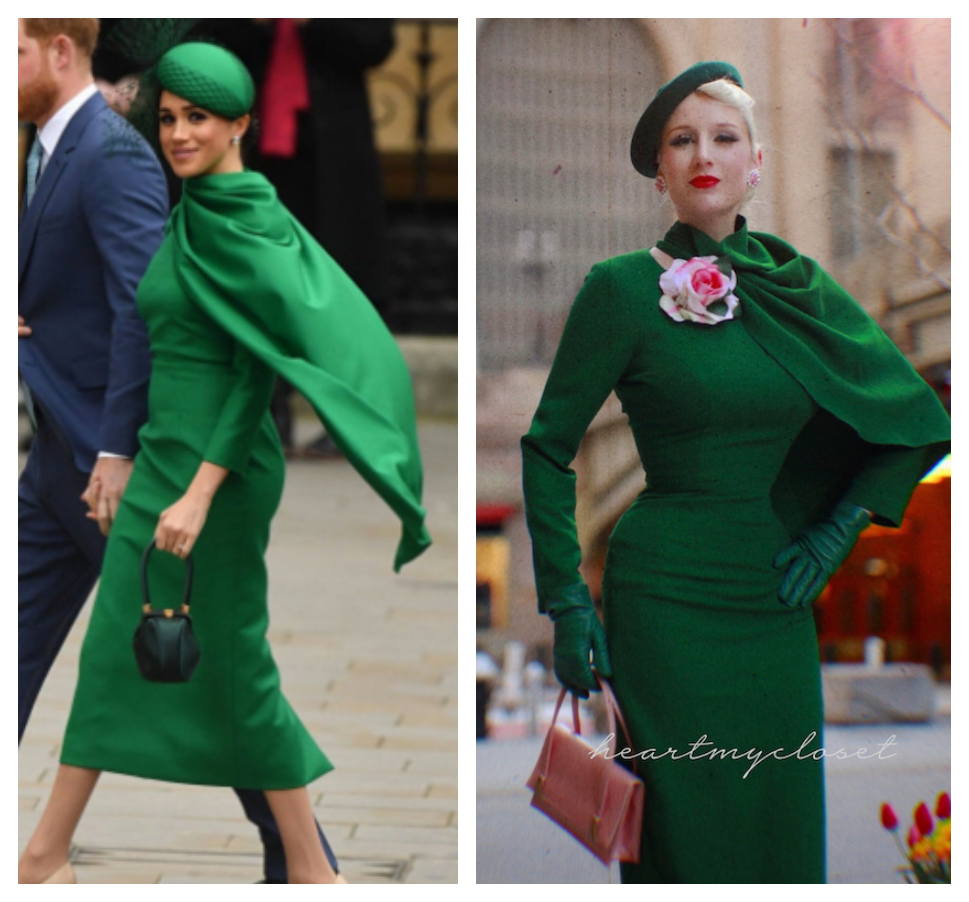 Kate Middleton-Inspired Cape Dress 