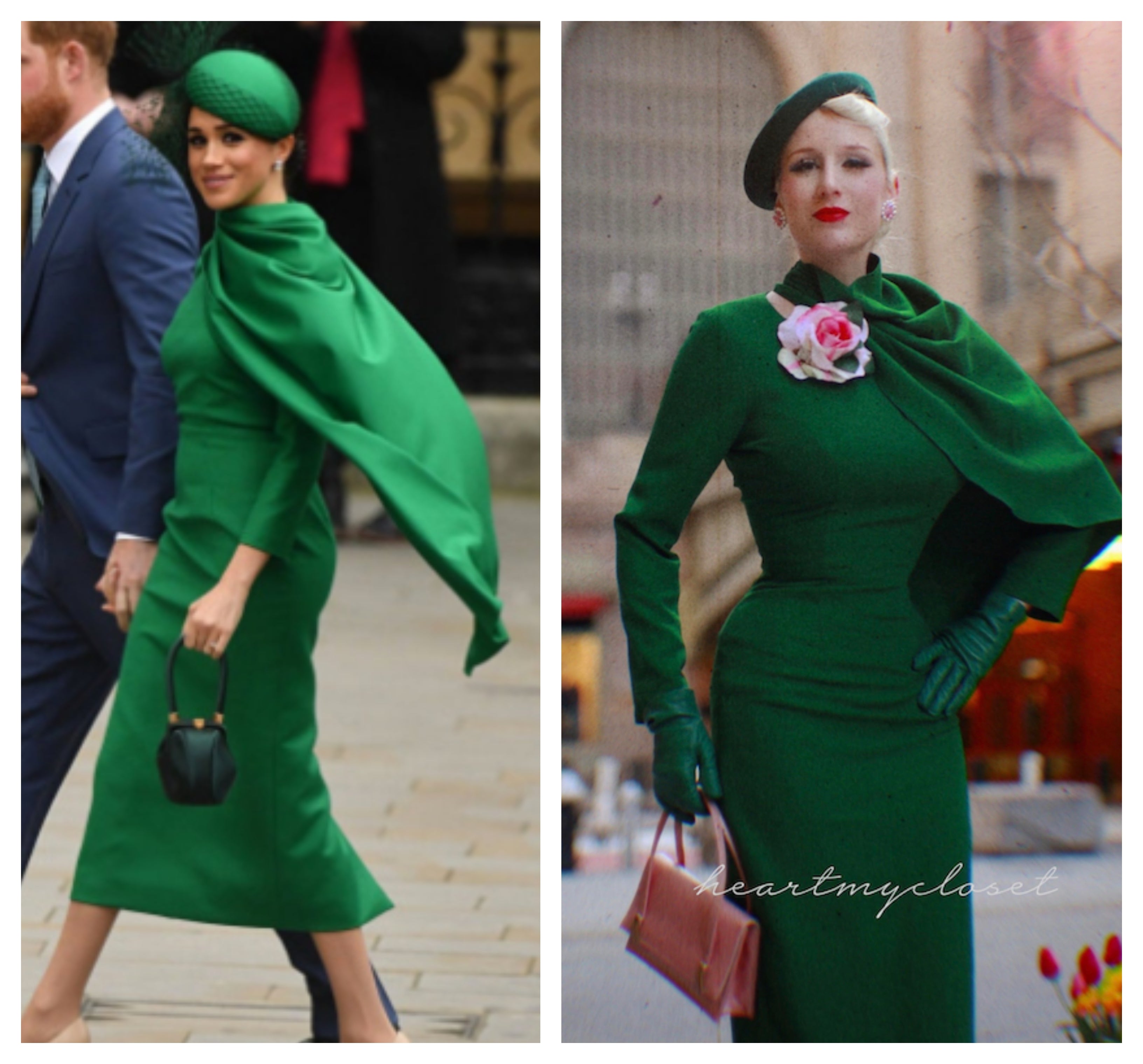 meghan markle green dress