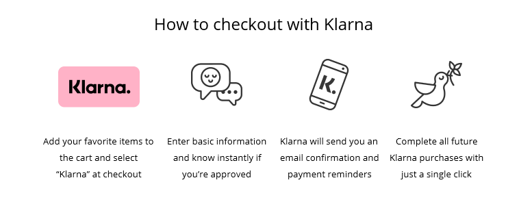 buy now pay later with Klarna at Uptown Bibi. Klarna gives you two easy ways to shop at Uptown Bibi. Choose Pay Later and get up to 30 days to pay for your order with no interest and no fees. Or spit the cost of bigger purchases into 3 monthly payments with no interest, no fees and no credit agreement.