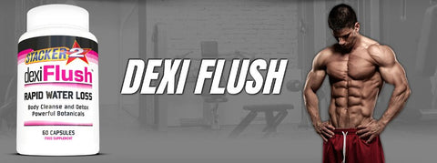 Dexi Flush (USA Import) - Stacker 2 • 60 capsules  (30 servings) • Detox & Vochtafdrijver - banner