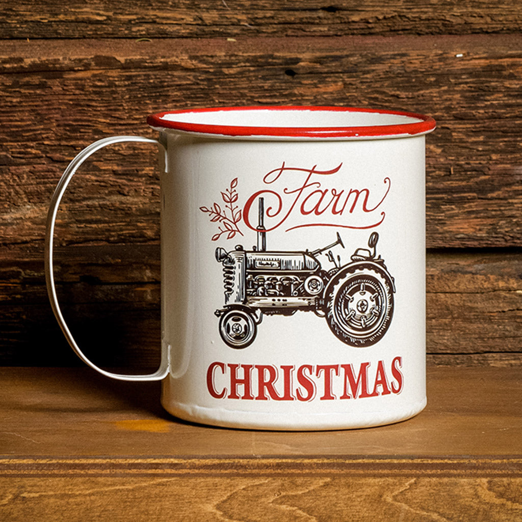 Tractor Christmas Name Wrapping Paper, Personalized Farm Gift Wrap