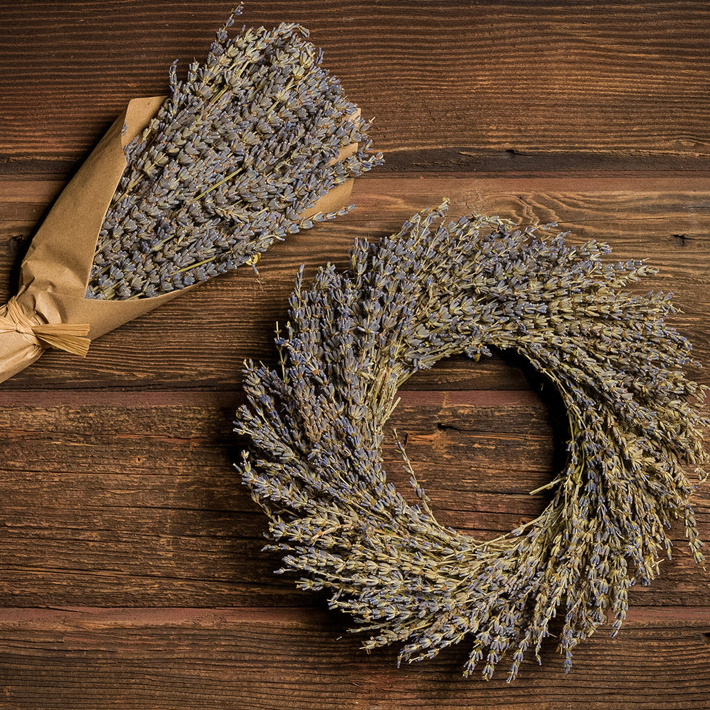 Learn How to Make a Dried Lavender Wreath