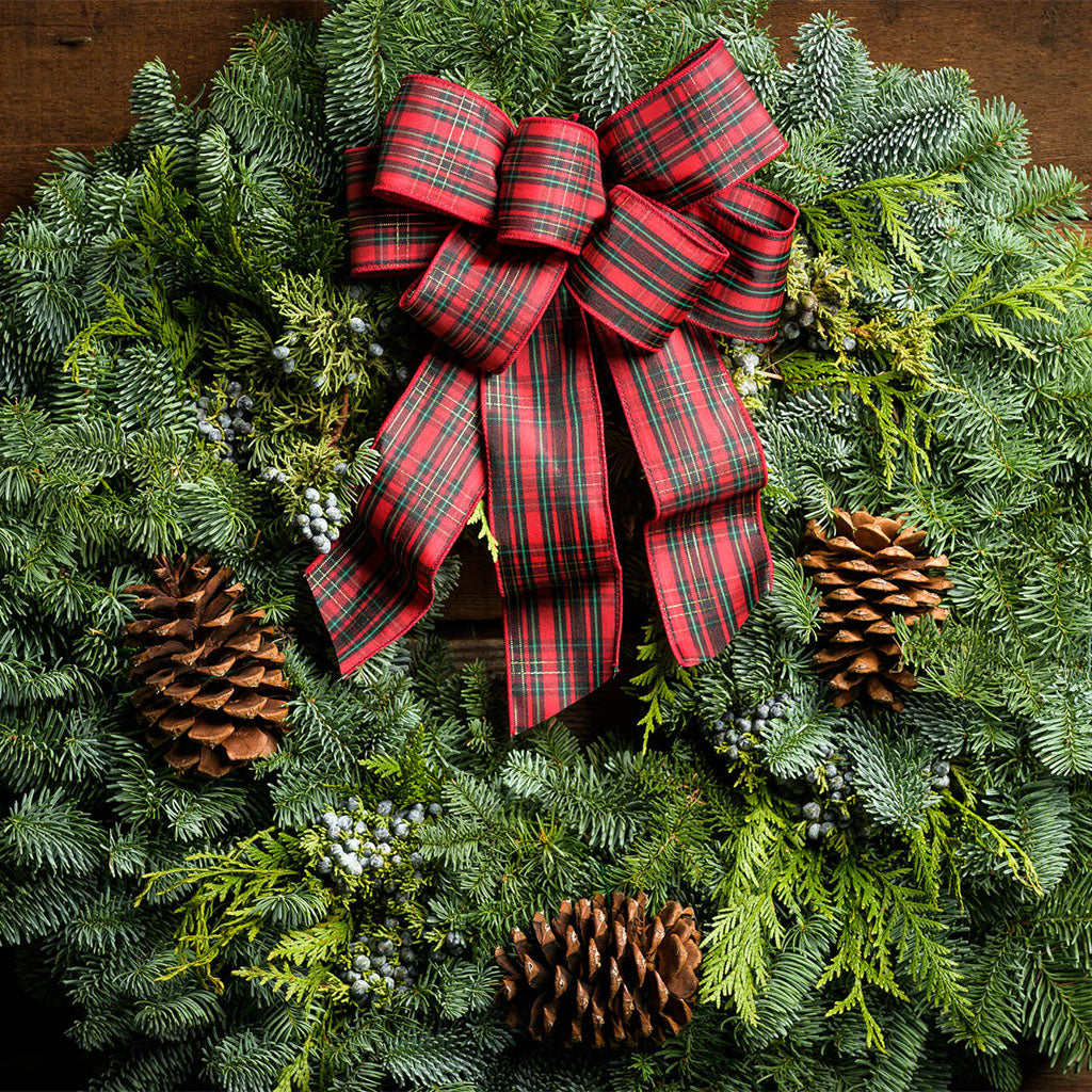 Assorted Gift Bows and Ribbon - White, Red and Silver - 30 ct.