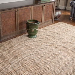 Chunky Herringbone Weave Jute Rugs