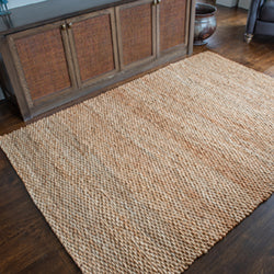 Ripple Weave Jute Rug