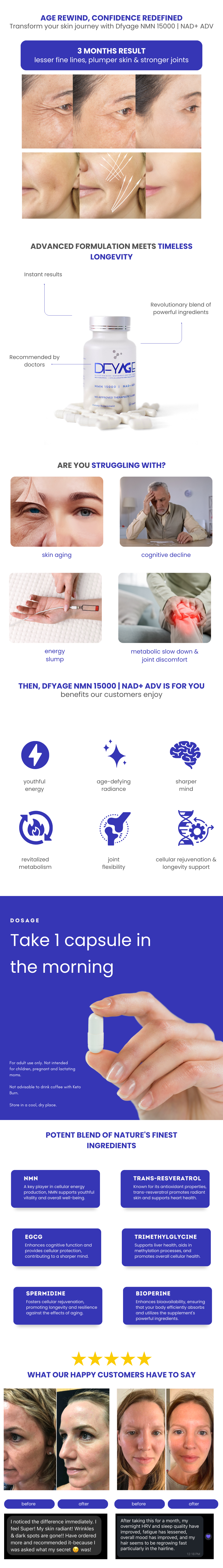 Dfyage NMN NAD+ ADV