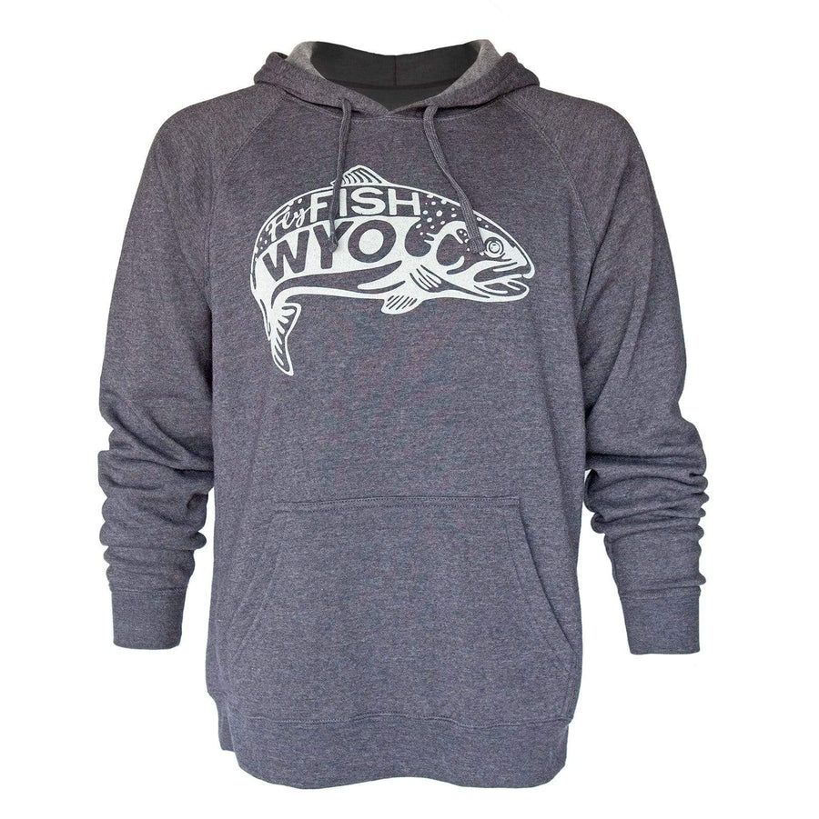 3 Peaks Fisher Hoodie - fly fishing sweatshirt, wyoming fly