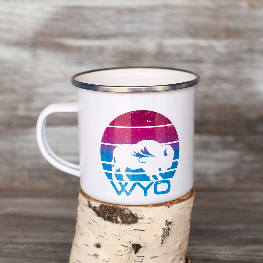 Rep Your Water - Enamel Camp Mug - Rainbow Trout Skin