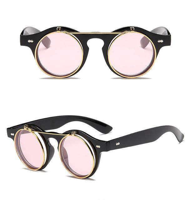 steampunk flip up sunglasses