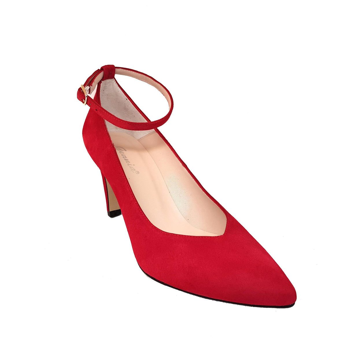 MESHORT Red Leather Suede – GENNIA® Official Online Shoe Shop - Women ...