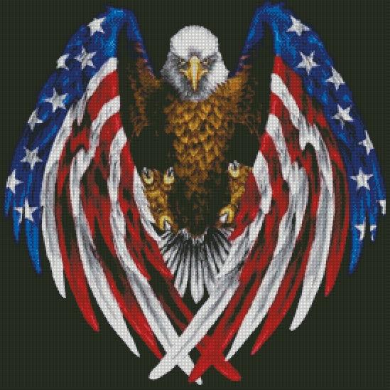 harley davidson eagle logo american flag