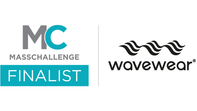 collage of the Masschallenge and wavewear duo from the finalist selection