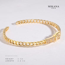 Load image into Gallery viewer, Mikana Crystal Armlet 18k Gold Plated Mima Bangle Bracelet Accessories For Women