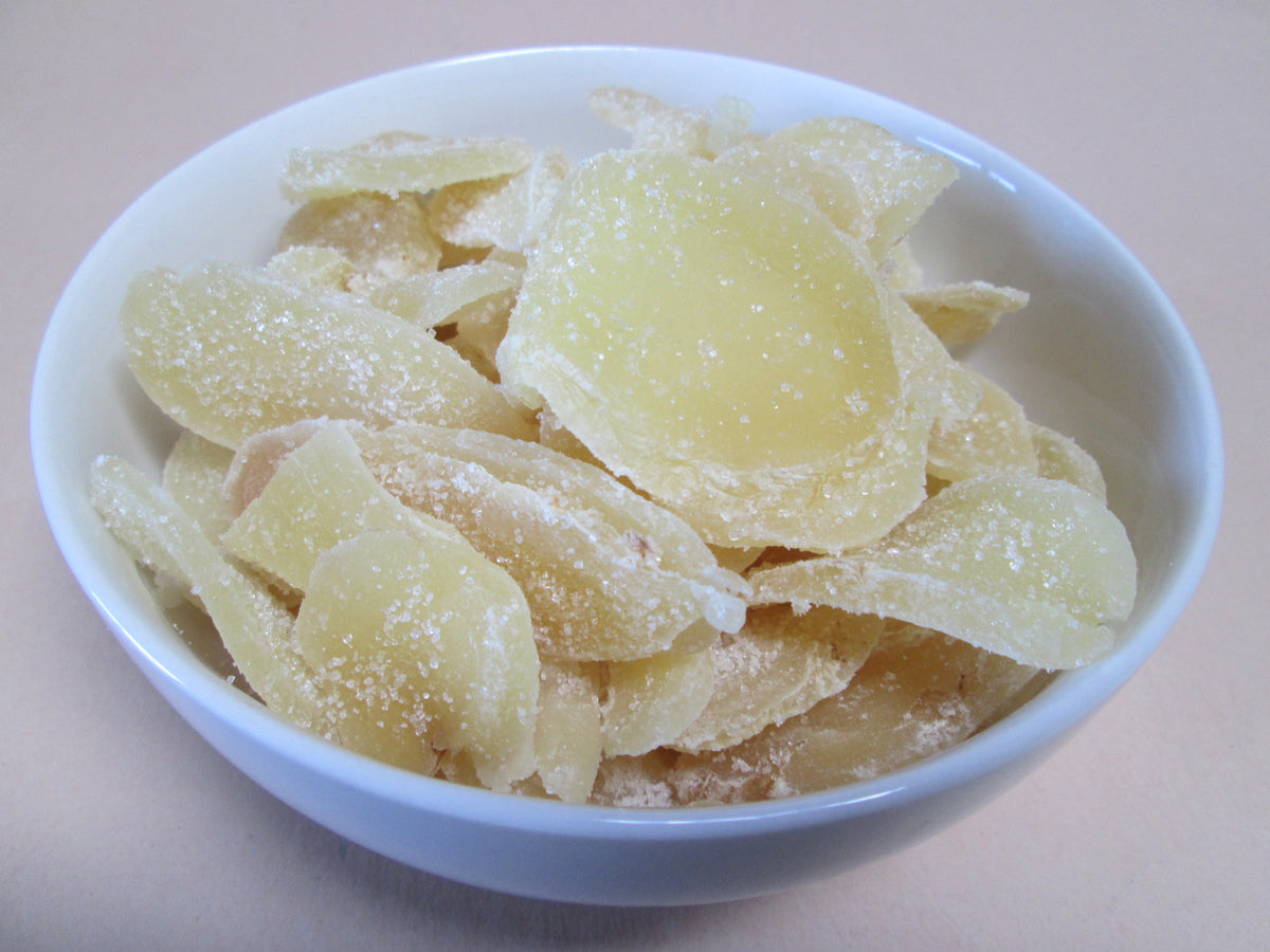Crystallized Ginger Slices Candied 22 Lbs Case — Green Bulk 6245
