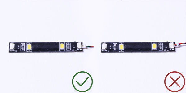 Connecting cables lego lights