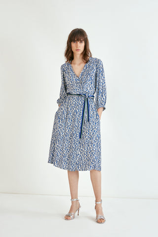 Printed Wrap dress