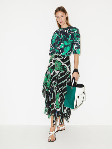 By Malene Birger Mela Floral Print Skirt