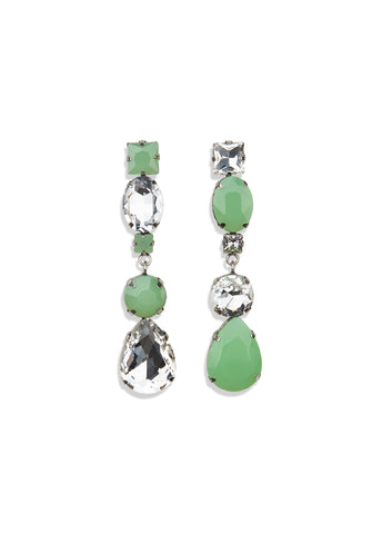 Essentiel Antwerp Ventley Drop Earrings in green