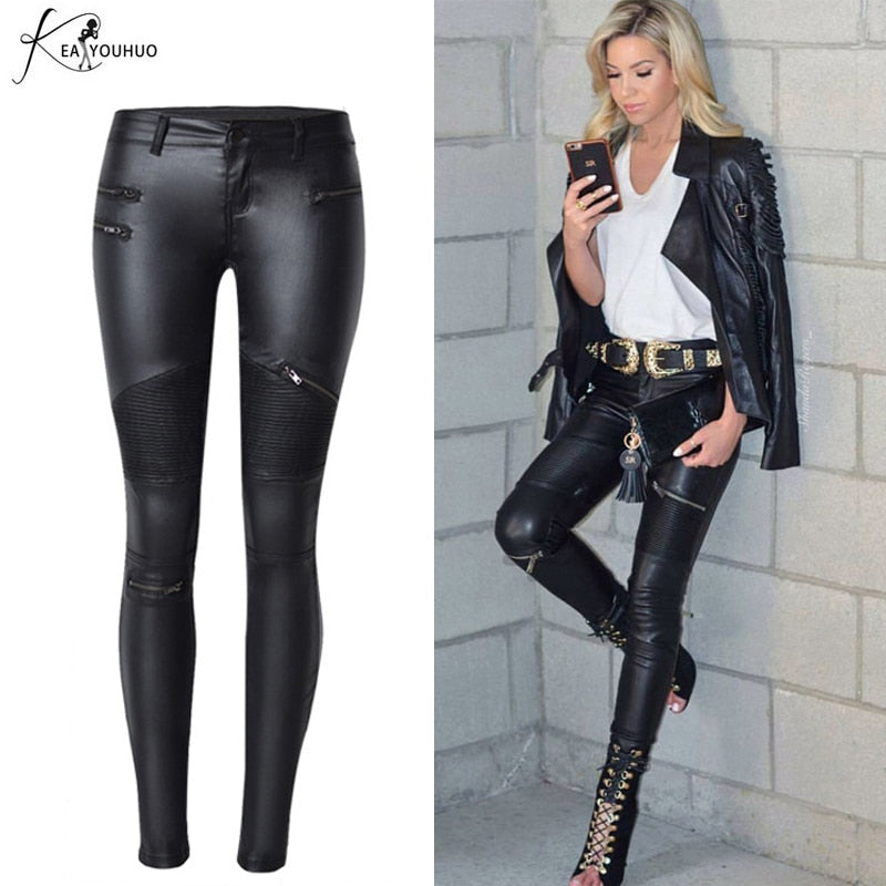 leather tracksuit womens