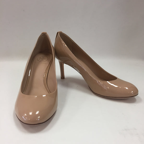 Authentic Tory Burch Nude Patent Pumps 