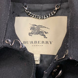 Authentic Burberry Black Wool Coat Sz 6